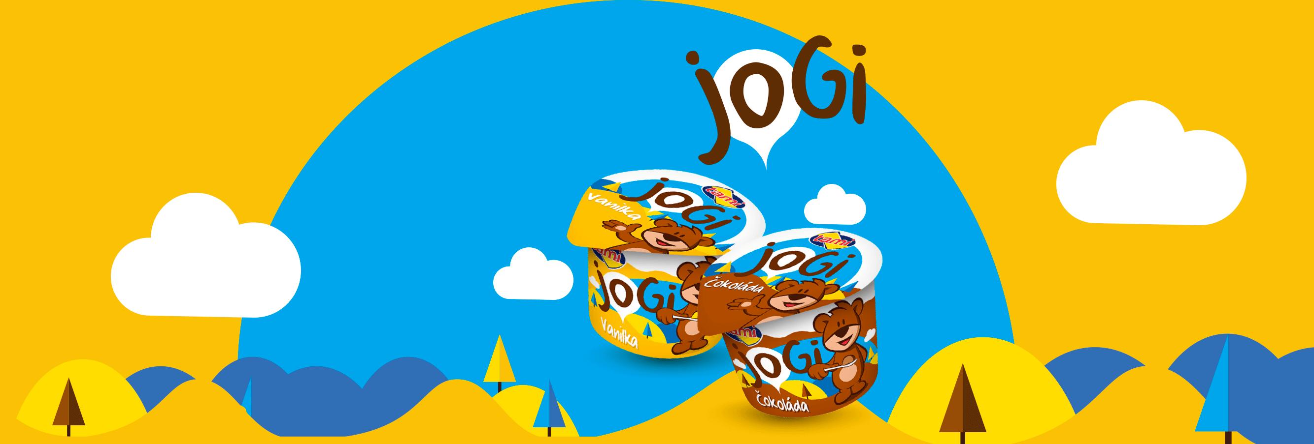 Grafika pre značku Jogi